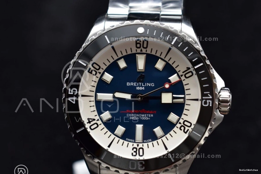 TF Automatic Bracelet 481 AllSeason Edition A Best SS on Dial Blue White 1:1 44 SuperOcean 0410